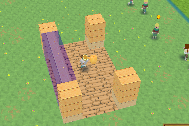 Dragon Banner game clip of player on a castle tower.