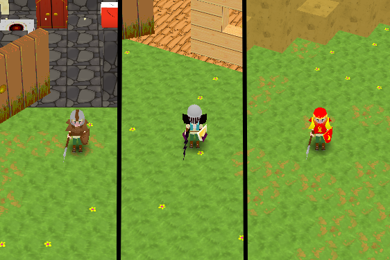 Dragon Banner clips of different players wearing different equipment.