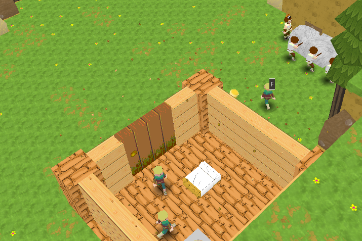 Dragon Banner game clip of villagers generating coins.